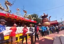 Sambut Ulang Tahun Yang Mulia Kongco, Klenteng Kwang Sing Bio Tuban Bagi 1.250 beras