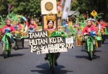 56 Lembaga Pendidikan Meriahkan Sepeda Hias