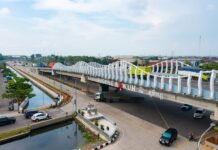 Jamin Kualitas dan Ketahanan Konstruksi, SIG Pasok Bahan Bangunan untuk Flyover Madukoro