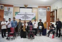 Sebanyak 140 Asistensi Rehabilitasi Sosial di Salurkan Kepada Penyandang Disabilitas