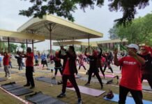 Hari Pers Nasional, RPS Gelar Senam Pound Fit