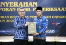 Tuban Kembali Raih Penghargaan. Tercatat 10 Kali Berturut-turut Raih WTP dari BPK-RI
