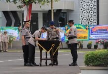 Kapolres Tuban Resmi Berganti, Kapolda Jatim Pimpin Sertijab di Mapolres