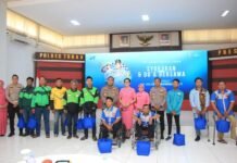 Peringati Hari Lalu Lintas, Satlantas Polres Tuban Gelar Tasyakuran dan Doa Bersama