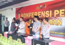 Melawan Saat Akan Diamankan, Satu Orang Pelaku Curat Ditembak Kakinya