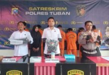 Satreskrim Polres Tuban Ringkus Komplotan Pencuri Kabel Tembaga