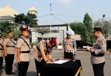 Penyesuaian Organisasi Usai Perubahan Tipe, Sejumlah Perwira Polresta Tuban Dimutasi