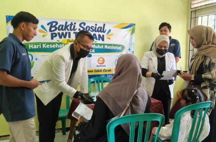 PWI Tuban bersama M. Naf’an Dental Clinic Gelar bakti sosial Hari Kesehatan Gigi dan Mulut Nasional tahun 2026